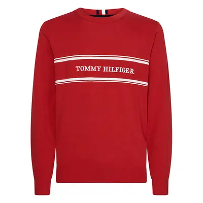 Tommy Hilfiger Sweater - ROPE LOGO SWEATER red 95272950