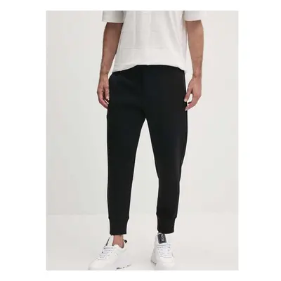 Kalhoty Emporio Armani pánské, černá barva, jogger 95880823