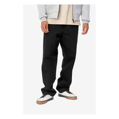 Bavlněné kalhoty Carhartt WIP Simple Pant černá barva, jednoduché, 84017006