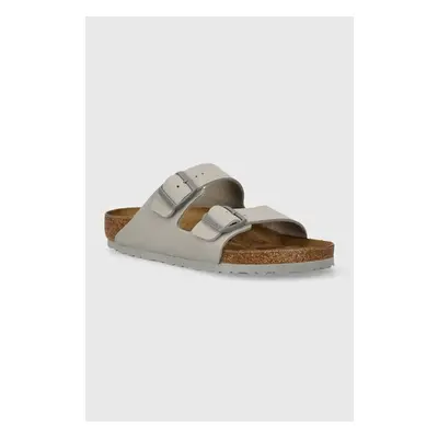 Pantofle Birkenstock Arizona pánské, šedá barva, 1027720 90752173