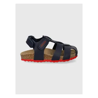 Dětské sandály Geox SANDAL CHALKI tmavomodrá barva 89804297