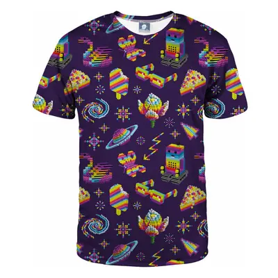 Aloha From Deer Pixel Perfect T-Shirt TSH AFD345 Purple 77021759