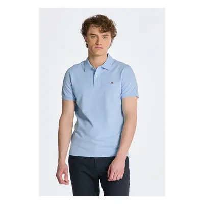 POLOKOŠILE GANT SLIM SHIELD SS PIQUE POLO CAPRI BLUE 84606160