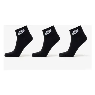 Ponožky Nike Everyday Essential Ankle Socks 3-Pack Black/ White S 87309448