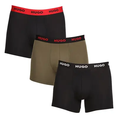 3PACK pánské boxerky HUGO vícebarevné (50503079 972) 90375528