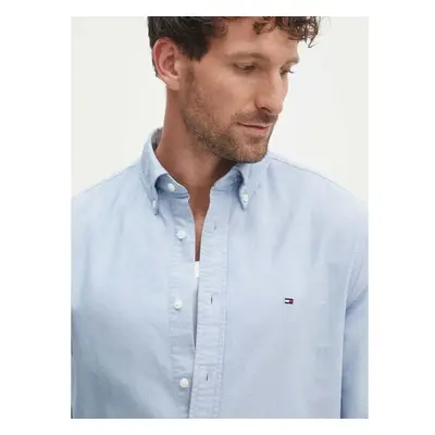 Bavlněná košile Tommy Hilfiger regular, s límečkem button-down, 94492907