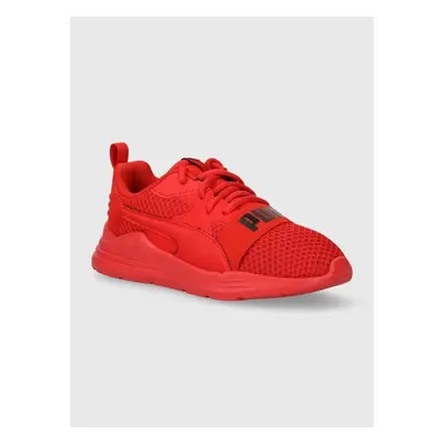 Dětské sneakers boty Puma Wired Run Pure PS červená barva 91546315