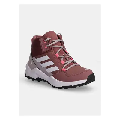 Dětské boty adidas TERREX TERREX AX4R MID růžová barva, IF6524 95942654