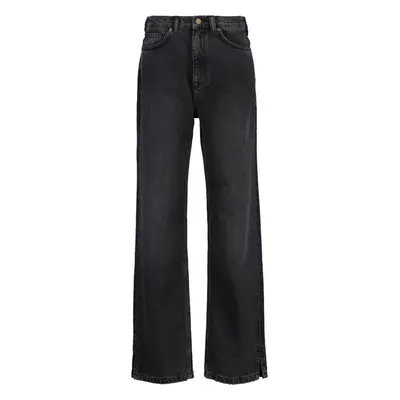 DŽÍNY GANT STRAIGHT SLITS JEANS BLACK WORN IN 84605493