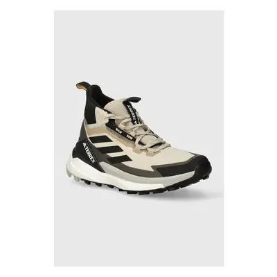 Boty adidas TERREX Free Hiker 2 Gore-Tex pánské, béžová barva, IE5128 90752200