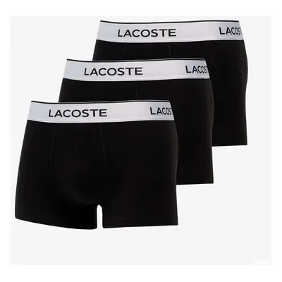 Boxerky LACOSTE Underwear Trunk 3-Pack Black S 91939433