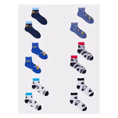 Yoclub Kidss Boys Short Patterned Socks 6-Pack SKA-0024C-AA00-001 92107112