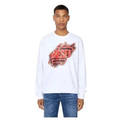 Diesel Sweatshirt - S-GINN-E9 SWEAT-SHIRT white 95272717