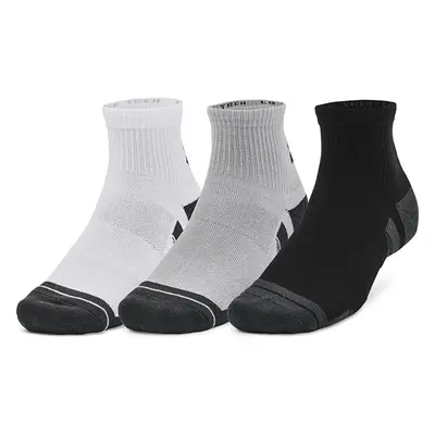 Ponožky Under Armour Performance Tech 3-Pack Qtr Gray L 95319192