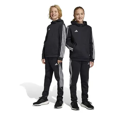 Dětské tepláky adidas Performance TIRO23L SW PNTY černá barva, s 83074774