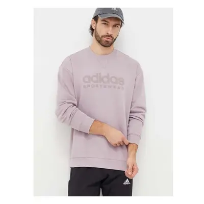 Mikina adidas pánská, fialová barva, s potiskem, IW1192 88613485