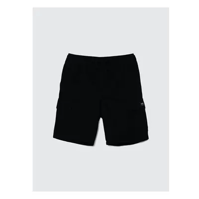 Dětské bavlněné šortky Vans RANGE ELASTIC WAIST CARGO SHORT černá 90707137