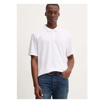 Bavlněné polo tričko Levis bílá barva, A6735 95061368