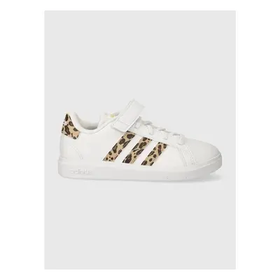 Dětské sneakers boty adidas GRAND COURT 2.0 EL K bílá barva 89638578