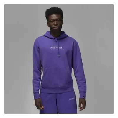 Jordan wordmark fleece hoodie PURPLE 90826086