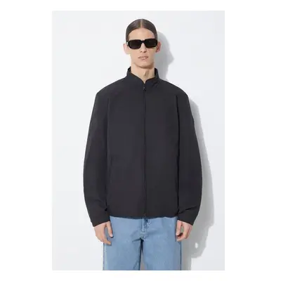 Péřová bunda Woolrich Sailing Two Layers Bomber pánská, černá barva, 91607229