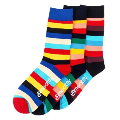 Meatfly ponožky Regular Stripe socks - S19 Triple pack 92086972