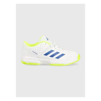 Dětské sneakers boty adidas Performance COURT STABIL JR bílá barva 83745180