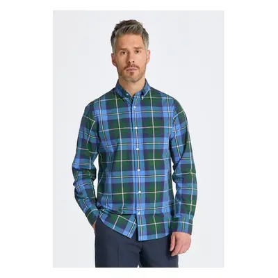 KOŠILE GANT REG POPLIN LARGE CHECK SHIRT FOREST GREEN 84606357