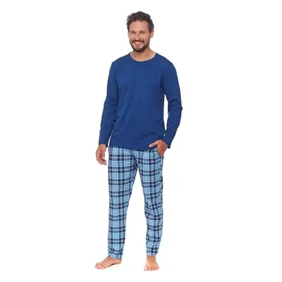 DN Nightwear Pánské pyžamo Jones modré 72933341