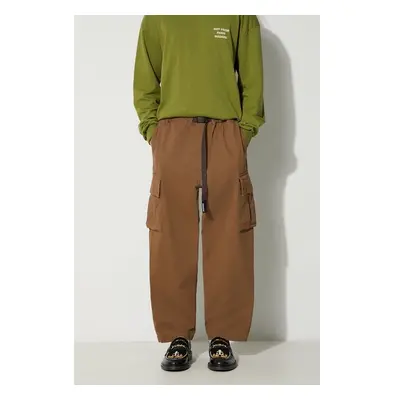 Kalhoty Manastash Flex Climber Cargo Pant pánské, hnědá barva, 87665456