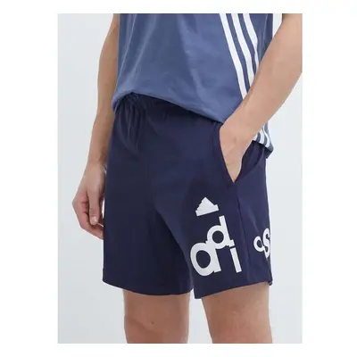 Bavlněné šortky adidas tmavomodrá barva, IS2011 91487393