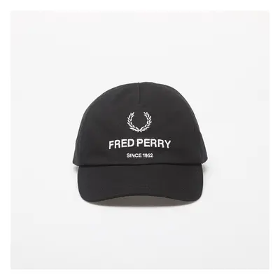 Kšiltovka FRED PERRY Cotton Canvas Branded Cap Black Universal 95867218