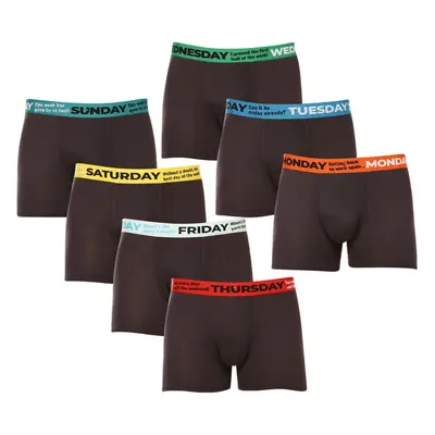 7PACK pánské boxerky Gianvaglia černé (GVG-5068) 80392155