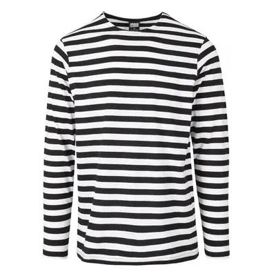 URBAN CLASSICS Regular Stripe LS - white/black 84155712