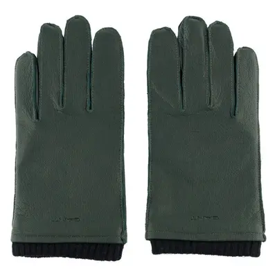 RUKAVICE GANT CASHMERE LINED LEATHER GLOVES TARTAN GREEN 87430300