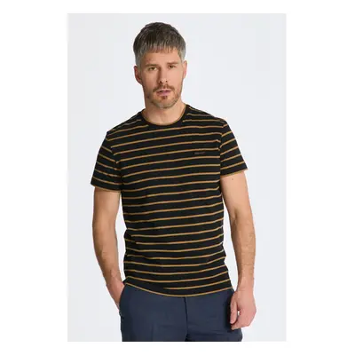 TRIČKO GANT STRIPED SS T-SHIRT BLACK 86831279