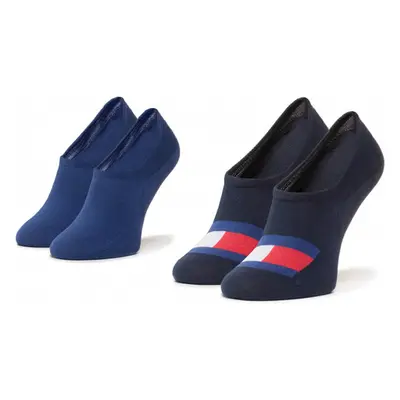 Tommy Hilfiger Socks - TH MEN FOOTIE 2P FLAG blue 95272925