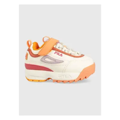 Dětské sneakers boty Fila Disruptor oranžová barva 73204102