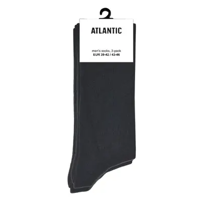 Pánské ponožky Atlantic 3 pack černé 84206882