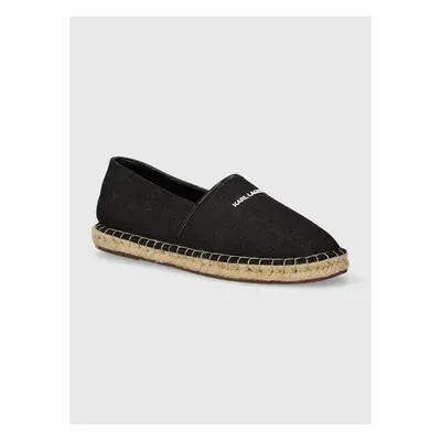 Espadrilky Karl Lagerfeld KAMINO černá barva, KL70104 90893713