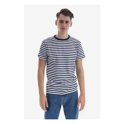 Bavlněné tričko Norse Projects Niels Classic Stripe bílá barva, N01 84015816