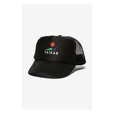 Kšiltovka Taikan Trucker Cap černá barva, s potiskem, TA0004.BLK-BLK 84016923