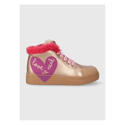 Dětské zimní boty Agatha Ruiz de la Prada zlatá barva 84755721