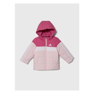 Dětská bunda adidas růžová barva 84912910