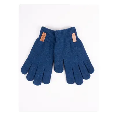 Yoclub Kidss Gloves RED-0229C-AA50-005 Navy Blue 74670233