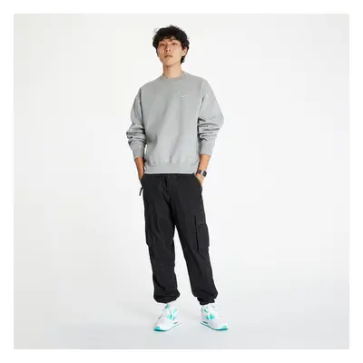 Mikina Nike Nrg SoloSwoosh Crew Fleece Dk Grey Heather/ White M 95336775