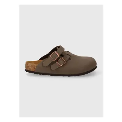 Pantofle Birkenstock Kay Kids BFBC hnědá barva 89677550