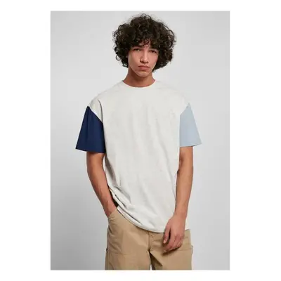 URBAN CLASSICS Organic Oversized Colorblock Tee - lightgrey 76596496