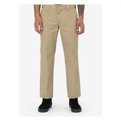 Kalhoty Dickies Work Pant Rec pánské, béžová barva, jednoduché, 83206566