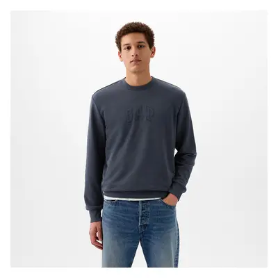 Mikina GAP Logo Crewneck Sweatshirt Deep Sailor Blue 91671609